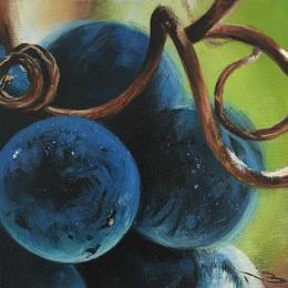 Gemälde Bacchus von Nahon Bruno | Gemälde Figurativ Acryl Stillleben