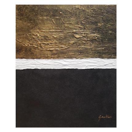 Peinture A l'infini par Gaultier Dominique | Tableau Abstrait Huile Minimaliste