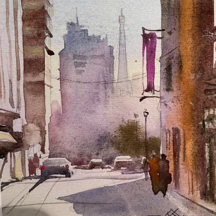 Peinture Oct 22 - 18 par Khodakivskyi Vasily | Tableau Figuratif Aquarelle Urbain