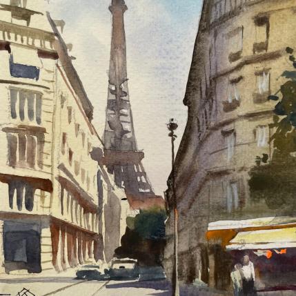 Peinture Oct 22 - 20 par Khodakivskyi Vasily | Tableau Figuratif Aquarelle Urbain