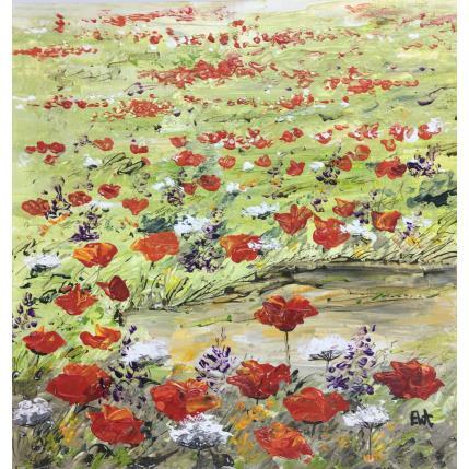 Peinture Couleurs de la nature par Rey Ewa | Tableau Figuratif Acrylique Paysages