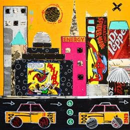 Pintura Whump por Lovisa | Pintura Pop-art Urban