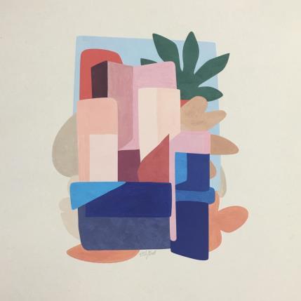 Peinture Majorca par Billy Dust | Tableau Abstrait Acrylique Marine, Paysages