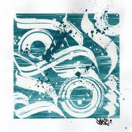 Gemälde No Rush von Nitram Joke | Gemälde Street art Acryl, Graffiti Pop-Ikonen