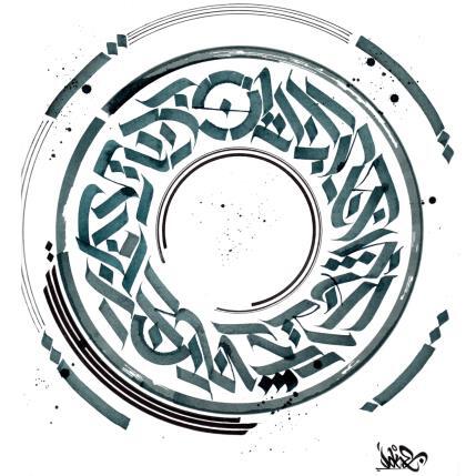 Peinture Down the Line par Nitram Joke | Tableau Street Art Acrylique, Graffiti