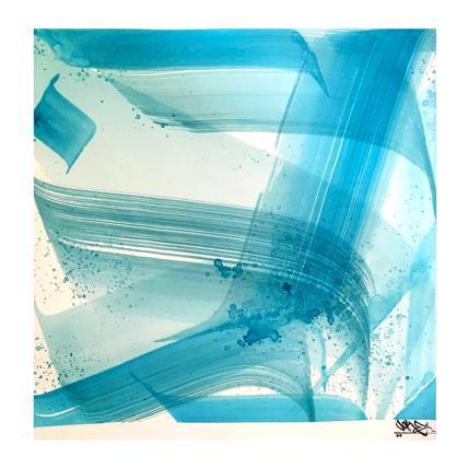 Peinture Blue Dream par Nitram Joke | Tableau Street Art Acrylique, Graffiti