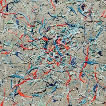 Peinture La tempête par Cantin Rose | Tableau Matiérisme Acrylique Minimaliste