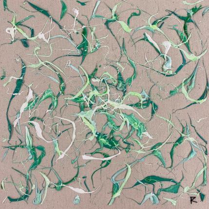 Peinture Zeste citron par Cantin Rose | Tableau Matiérisme Acrylique Minimaliste