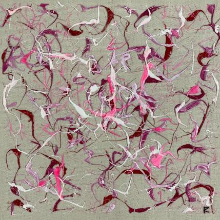 Peinture Romance à Toulouse par Cantin Rose | Tableau Matiérisme Acrylique Minimaliste