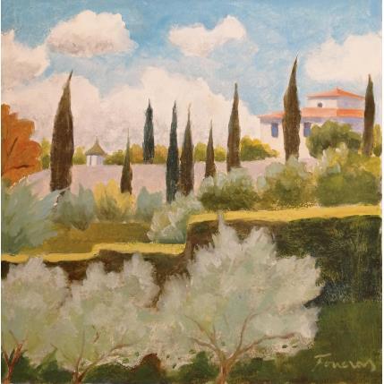 Peinture Un bel été en Toscane par Foucras François | Tableau Figuratif Acrylique Paysages, Scènes de vie