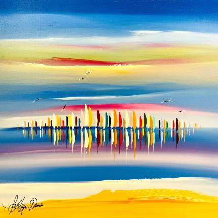 Peinture Le Rivage par Fonteyne David | Tableau Figuratif Acrylique, Huile