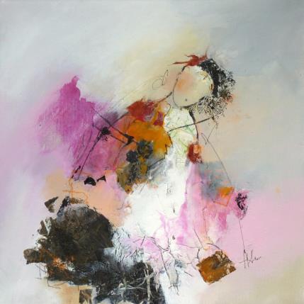 Peinture PIVOINE par Han | Tableau Figuratif Portraits, Scènes de vie