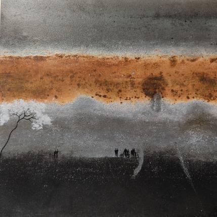 Peinture Oralie par Manconi Gil | Tableau Figuratif Métal Minimaliste