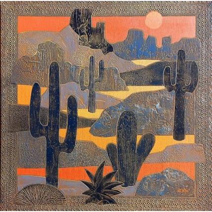 Peinture Désert d'Arizona  par Devie Bernard  | Tableau Matiérisme