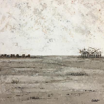 Peinture La nature endormie II par Collet Christine | Tableau  Acrylique Paysages