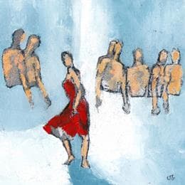 Pintura Andalouse por Malfreyt Corinne | Pintura Figurative Oil Life style