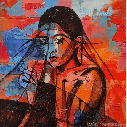 Peinture La jeune mariée par Manesenkow Tania | Tableau Figuratif Huile Portraits