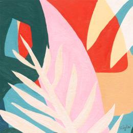 Peinture Blue Green par Billy Dust | Tableau Abstrait Acrylique Minimaliste