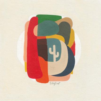 Peinture New Earth par Billy Dust | Tableau Abstrait Acrylique Minimaliste, Paysages