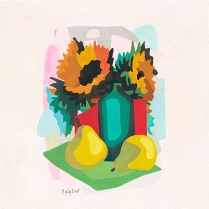 Peinture Ekilorea par Billy Dust | Tableau Figuratif Acrylique Minimaliste, Natures mortes