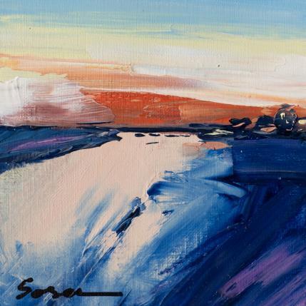 Peinture Seascape par Fran Sosa | Tableau Abstrait Huile Paysages