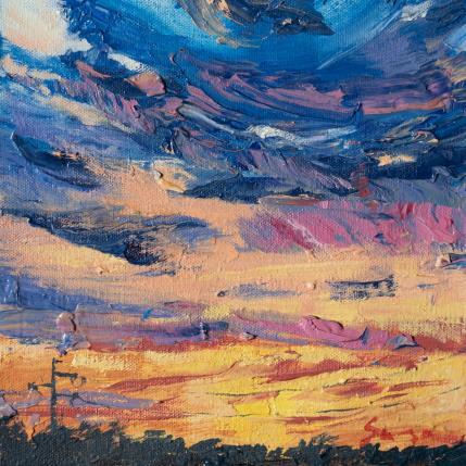 Peinture From de route par Fran Sosa | Tableau Figuratif Huile Paysages