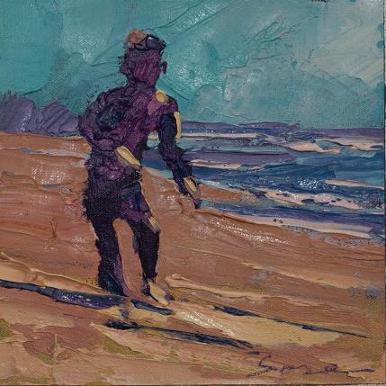 Peinture Agus par Fran Sosa | Tableau Figuratif Huile Marine, Scènes de vie
