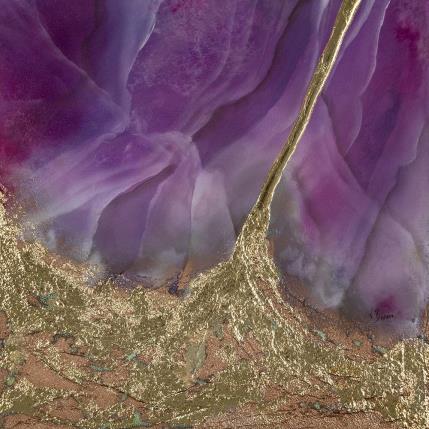 Peinture Ile alexandrite par Baroni Victor | Tableau Abstrait Acrylique Minimaliste