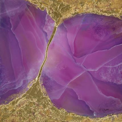 Peinture Iles amoureuses par Baroni Victor | Tableau Abstrait Acrylique Minimaliste