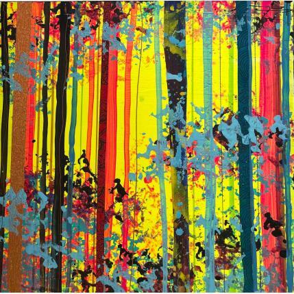 Peinture Forêt joyeuse 3 par Locoge Alice | Tableau Figuratif Acrylique Animaux