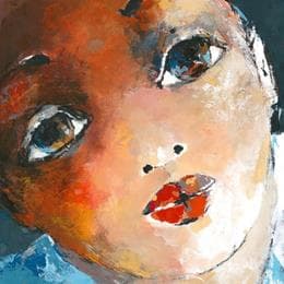 Gemälde Sans titre 2.1 von Abiy | Gemälde Figurativ Öl Porträt