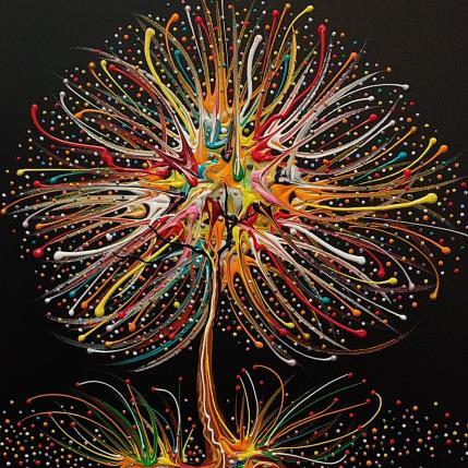 Peinture L'Envie de Couleur  par Fonteyne David | Tableau Figuratif Acrylique, Huile Paysages