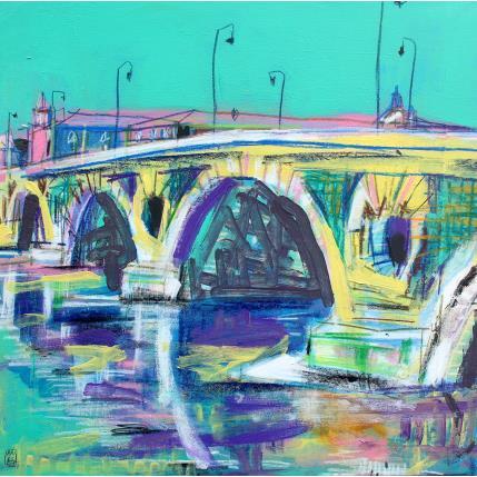 Peinture Que tant rapélo de soubenis par Anicet Olivier | Tableau Figuratif Acrylique Urbain