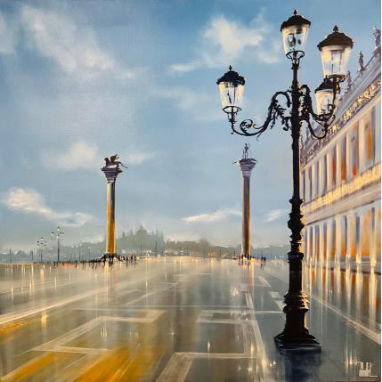 Peinture La quadrature par Guillet Jerome | Tableau Figuratif Acrylique, Huile