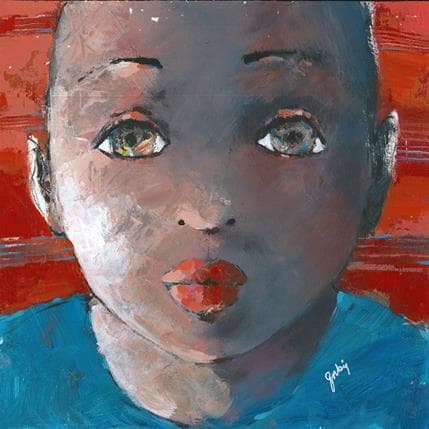 Peinture Sans titre 29 par Abiy | Tableau Figuratif Huile Portraits