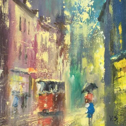 Peinture Evening par Skachkov Victor  | Tableau Figuratif Huile scènes de vie, Urbain