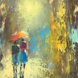 Pintura Girlfriends por Skachkov Victor  | Pintura Figurative Oil Pop icons, Urban