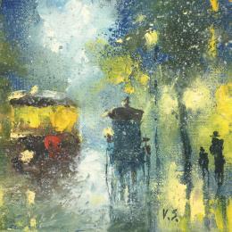 Pintura From the past por Skachkov Victor  | Pintura Figurative Oil Pop icons, Urban