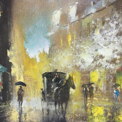 Peinture Old town par Skachkov Victor  | Tableau Figuratif Huile Urbain