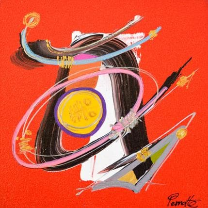 Peinture Poxy par Perrotte | Tableau Abstrait Acrylique Minimaliste