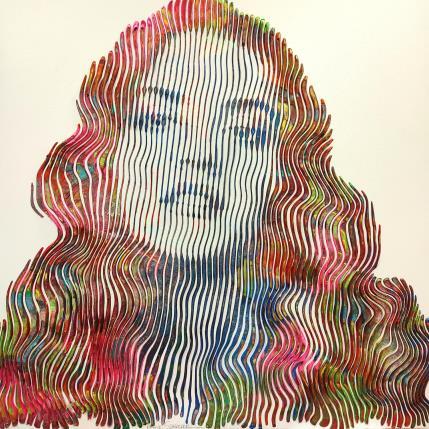 Peinture La belle inconnue par Schroeder Virginie | Tableau Pop-art Acrylique Icones Pop