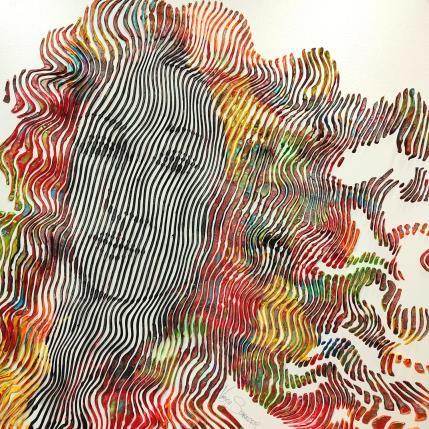 Peinture Hommage à la  Venus de Botticceli par Schroeder Virginie | Tableau Pop-art Acrylique Icones Pop