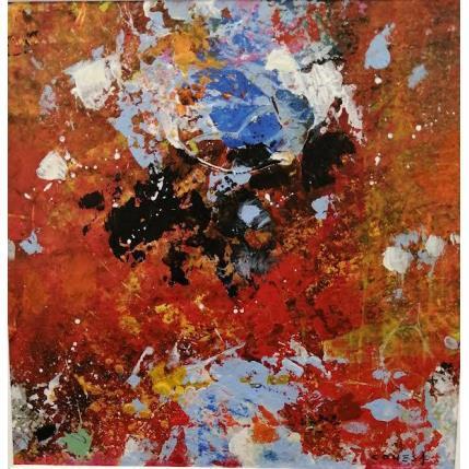 Peinture FIESTA 2 par Jiménez Conesa Francisco | Tableau Abstrait Acrylique, Huile Minimaliste