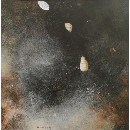 Peinture LEVITANDO par Jiménez Conesa Francisco | Tableau Abstrait Acrylique, Huile Minimaliste