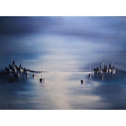 Peinture Composition marine 347 par Le Diuzet Albert | Tableau Figuratif Huile Marine