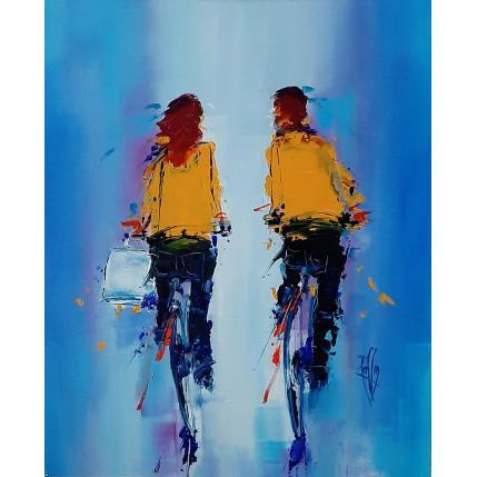 Peinture Balade de Jim par Raffin Christian | Tableau Figuratif scènes de vie