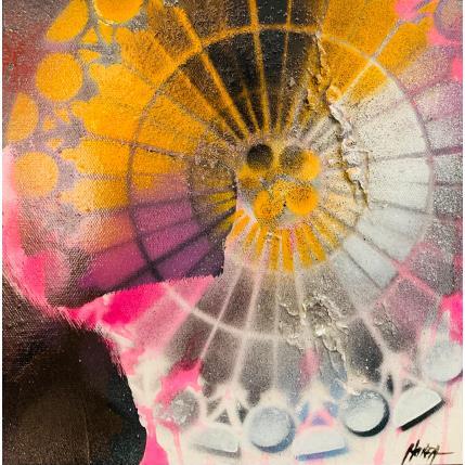 Peinture Rosace N°1 - Cathédrale de Strasbourg par Horea | Tableau Figuratif Huile