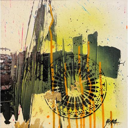 Peinture Cathédrale émotion 1 - Cathédrale de Strasbourg par Horea | Tableau Figuratif Huile