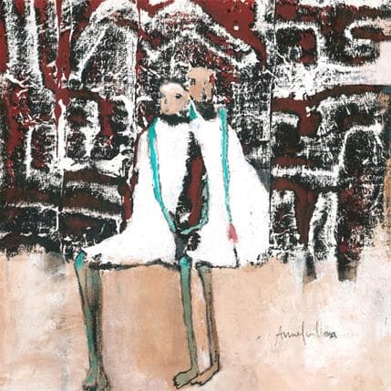 Peinture Retour aux sources par Guillon Anne | Tableau Figuratif scènes de vie