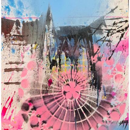 Peinture L'éblouissante 2 - Cathédrale de Strasbourg par Horea | Tableau Figuratif Huile